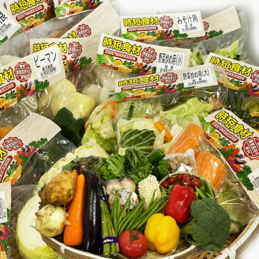 便利野菜九州野菜は3〜5品 送料無料 カット野菜