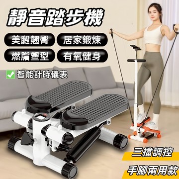 台灣到貨【公司發票正品】室內健身車 踏步機 平踏槓桿式 瘦腿健身 企鵝機 美腿機 液壓腳踏機 瘦腿 健走機 登山式踏步機