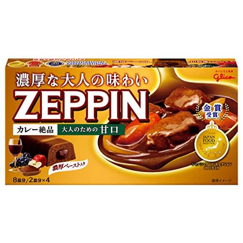 江崎グリコ カレーZEPPIN (大人のための甘口) 175g×5個