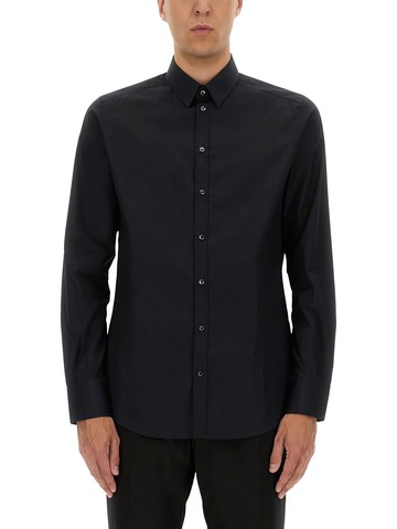 dolce & gabbana gold fit cotton shirt