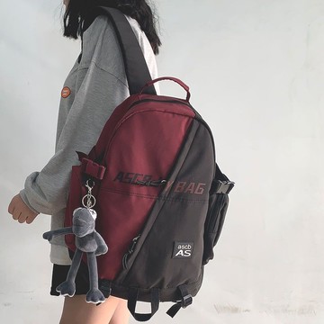 免運🔮大容量ins書包男韓版新款百搭高中大學生揹包日系初中生雙肩包女 多隔層防水 旅行後背包 大背包 雙肩背包 筆電包