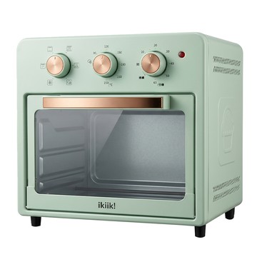 ikiiki 伊崎家電 日式氣炸烤箱 綠色 10L  IK-OT3207