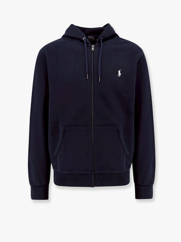 Cotton blend sweatshirt with logo iconic embroidery - POLO RALPH LAUREN - gender_Man
