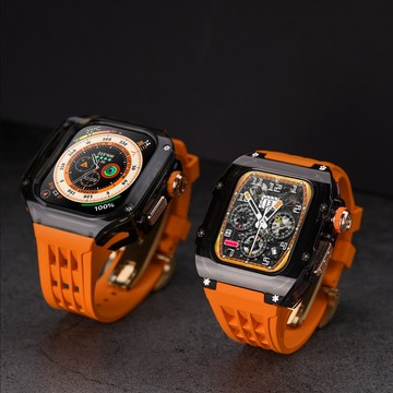 Apple Watch 理查德改裝 透明錶殼 錶帶 iwatch se 8 7 6 ultra 44 45mm 49mm