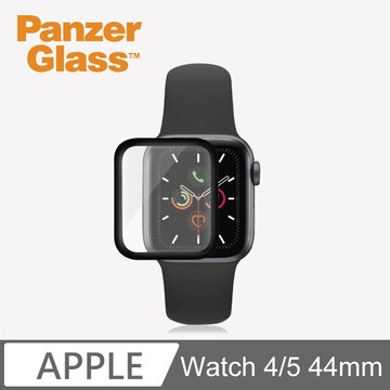 panzerglass apple watch 4/5 44mm 滿版全膠耐衝擊高透曲面玻璃保護貼