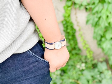 WPILES Classic Navy World W Piles Watch 易讀錶盤 WPW-NWW-N