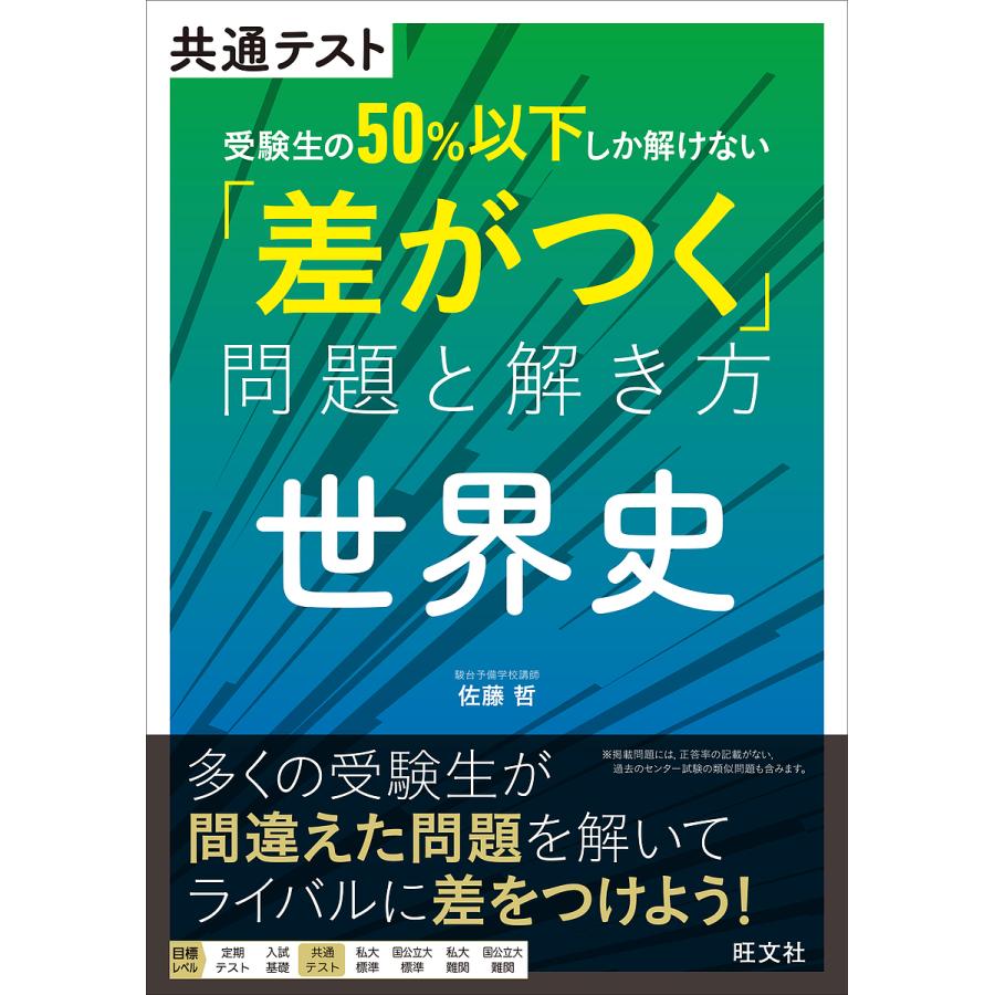 共通テスト 受験生の50%以下しか解けない 差がつく 問題と解き方 世界史