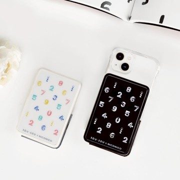 【獨家贈送快充電線組】SOU・SOU聯名限量款 輕薄磁吸行動電源5000mAh 白色 (現貨)