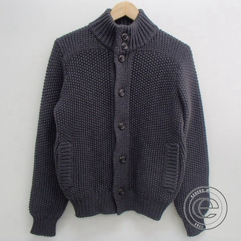 国内正規 Drumohrドルモア スタンドカラー ローゲージ ウールニットカーディガン 46 ダークグレー メンズ 通販 Lineポイント最大0 5 Get Lineショッピング