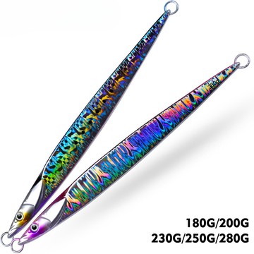 【TTFF】遠投鐵板路亞餌180/200/230/250/280g 南油海釣快抽夜光鐵板鉛魚船釣仿生假餌漁具現貨批發