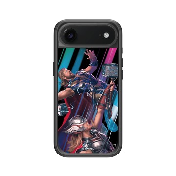 iPhone Air Mod NX -邊框背蓋組合 (相機按鈕) 黑 - 迪士尼-漫威 Marvel - 雷神索爾-愛與雷霆