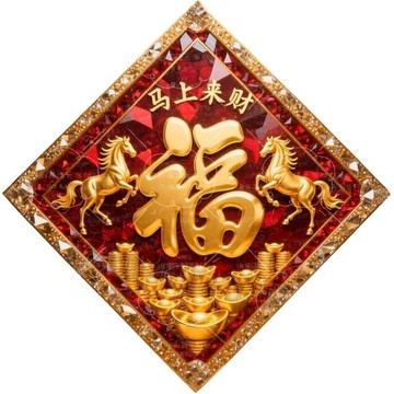 📣免運🔥臺灣出貨🔥金色創意福字貼紙自粘貼畫貼客廳玄關書房牆面門窗車身餐廳裝飾貼