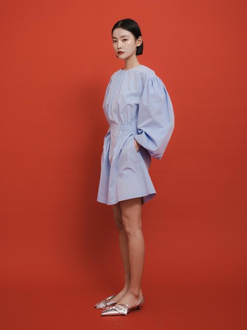 ANNA Dress-Sky blue