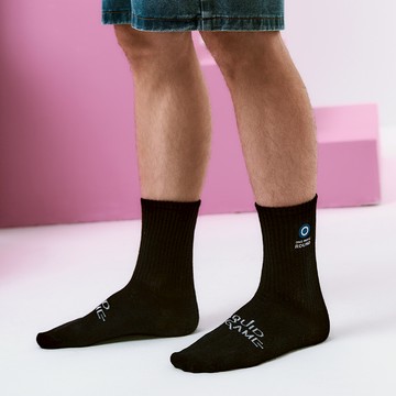 CACO-MIT 魷魚遊戲按鈕中長襪-男【J1SG010】