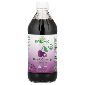 Dynamic Health, 黑櫻桃濃縮物，玻璃容器裝，16 液量盎司（473 毫升）