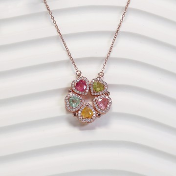 心花開 兩戴項鍊