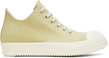Rick Owens DRKSHDW 米色 Hollywood Low Sneaks 运动鞋