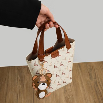 Viney包包新款小眾包包女包斜挎包水桶包夏菜籃子包時尚手提小包