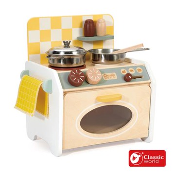 【德國 classic world 客來喜經典木玩】迷你廚房檯/家家酒遊戲