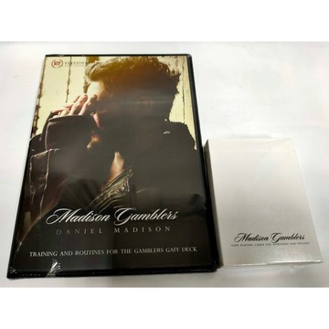 【USPCC 撲克】Madison Gamblers DVD/Deck Bundle 牌小壓 -S10322402462