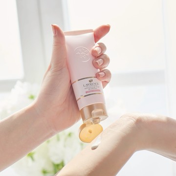 ⚡快速出貨🚀LAWRENCE柔綸絲-粉漾 極緻輕感防曬乳50g