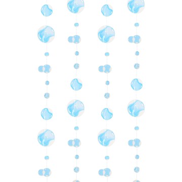 Partyshow 水滴造型派對拉旗  水藍色  2個