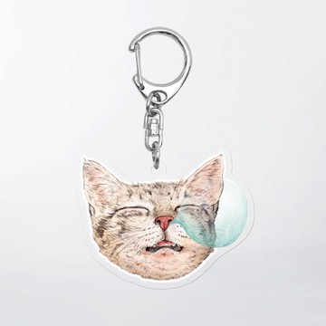 SLEEPY CLUB — 虎斑貓 / 原創鑰匙圈