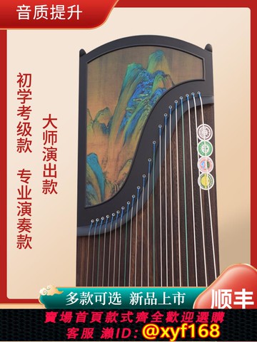 {可打統編 保固一年}初學考級163成人兒童專業演奏高檔古箏大師演出十級便攜初學入門