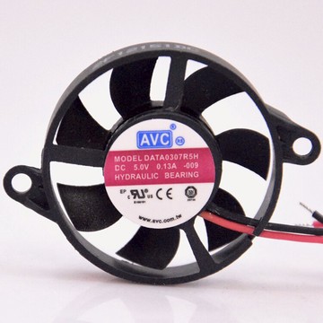 全新AVC DATA0307R5H 微型圓形 3007 3CM 5V LED 射燈 杯燈 風扇