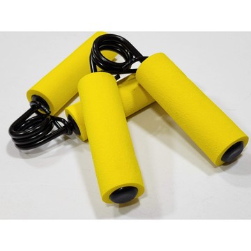 泡棉握力器 A型握力器  1組2入握力器 復健 運動健身 台灣製造 2入組 泡棉握把 彈簧  彎曲 泡殼包裝 1卡2入