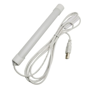 【光之圓】LR6116 燈管式LED USB充電式 18cm工作燈 露營燈(護眼燈罩 掛勾/磁吸/膠黏)