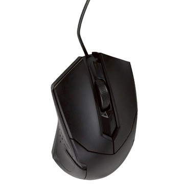 infotec 英富達 MM105 高解析有線光學滑鼠 USB供電 左右手適用  黑色