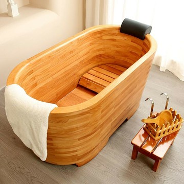 免運/公司貨 浴桶 木桶 沐江南加厚橡木實木成人泡澡盆 可開發票 全館五折 工廠現貨直銷 新品特價 z11041