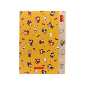 【震撼精品百貨】彼得&吉米Patty & Jimmy~日本SANRIO三麗鷗 彼得&吉米A4五層造型資料夾-復古*82189