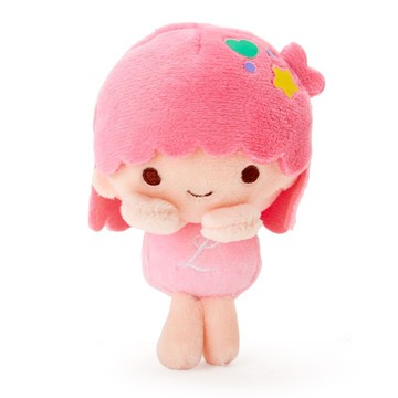 大賀屋 日貨 雙子星 趴趴 玩偶 TS 擺飾 娃娃 兒童玩具 療育玩具 玩具 三麗鷗 正版 L00010981