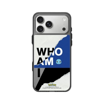 iPhone 17 Pro Max Clear (相機按鈕) 酷墨灰 - 寶可夢 Pokemon - 我是誰-傑尼龜