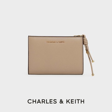 【CHARLES & KEITH】快速出貨 多色可選! Everleigh 拉鍊短夾 LINE禮物獨家禮盒 附提袋｜時髦通勤必備｜生日禮物｜情人節禮物｜交換禮物 | 小CK