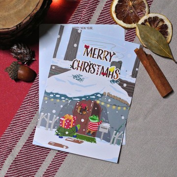 明信片 | 呱呱聖誕節