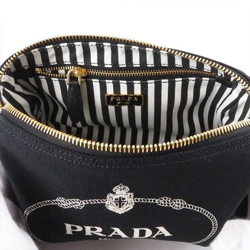 PRADA プラダ Pouch Small ポーチ カナパ 化粧ポーチ キャンバス