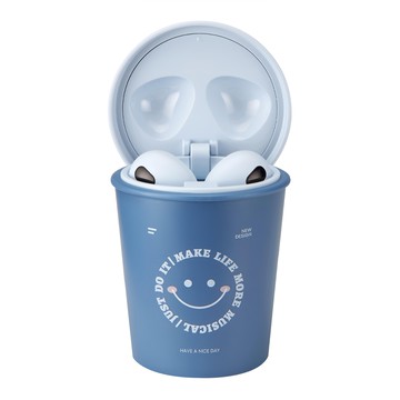 RONEVER 咖啡杯無線藍牙耳機  MOE331  藍色