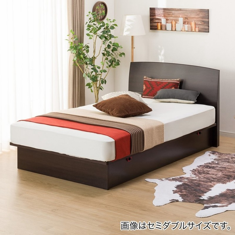 シングル ベッドフレーム Opグランfヨコ 浅型 Dbr ニトリ 配送員設置 5年保証 通販 Lineポイント最大0 5 Get Lineショッピング