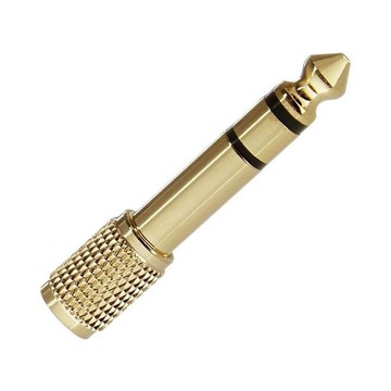 3.5mm - 6.35mm Sennheiser森海塞爾TRS 3.5mm母轉公6.35mm音源音訊轉接頭549346