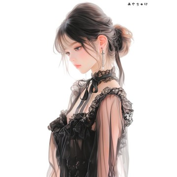 【3 月新品 1】07-117-0043 人物貼紙 透明感裝飾