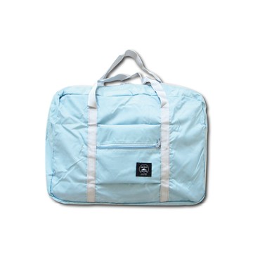 Travel Season 【生活良品】韓版超大容量24公升摺疊旅行袋收納包-淺藍1入/袋(戶外露營裝備袋,登機收納袋,游泳袋,野餐袋)