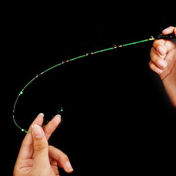 夜釣電子桿稍燈 桿尾燈澳斯迪LED燈髮光竿稍筏竿竿稍2.6mm筏釣尾稍微鉛竿軟尾鈦閤金竿梢電子夜光棒