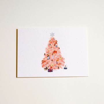 明信片 曾經最美的聖誕樹 聖誕卡