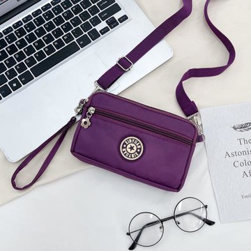 手機包女包新款斜挎包單肩包防水尼龍帆布布小包包輕便零錢鑰匙