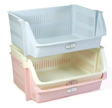 [佳斯捷] 小樂高組合置物籃 A4文件籃 收納架 陳列架 可堆疊 前開口式 台灣製造 2328【139百貨】