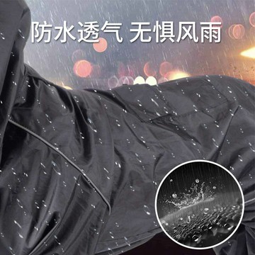 熱銷moom杜賓犬外出雨衣狗狗雨衣戰術反光沖鋒衣中大型犬反光條連體服