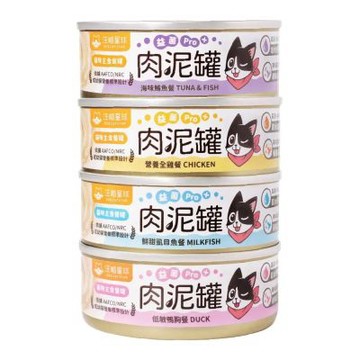 汪喵星球-DOG CATSTAR-貓咪主食餐罐-益菌Pro+肉泥罐 80gX24入